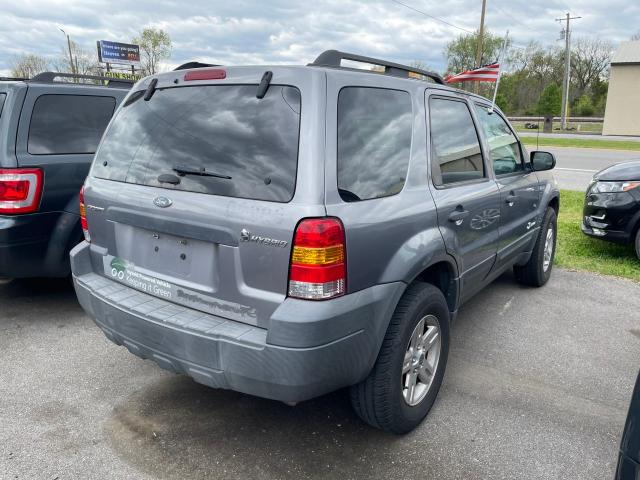 1FMYU59H57KB06371 - 2007 FORD ESCAPE HEV GRAY photo 4