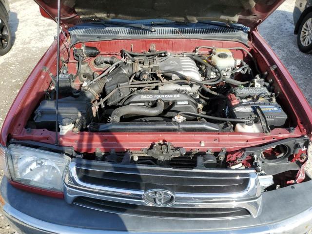 JT3HN86R420383487 - 2002 TOYOTA 4RUNNER SR5 RED photo 11