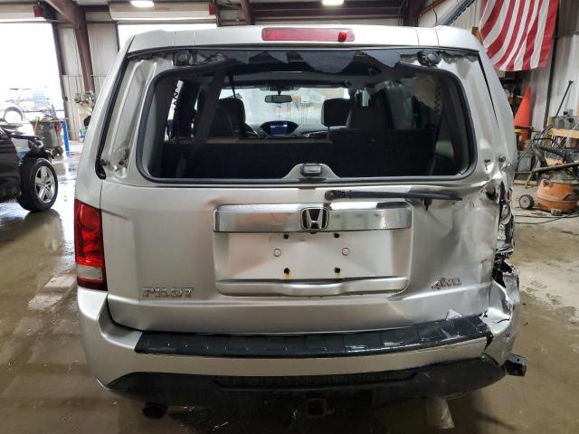 5FNYF4H51DB078805 - 2013 HONDA PILOT EXL SILVER photo 6