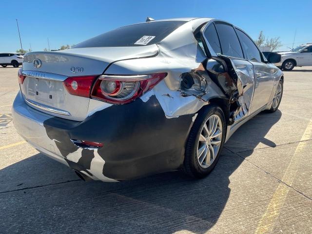 JN1BV7AP0EM682086 - 2014 INFINITI Q50 BASE SILVER photo 4