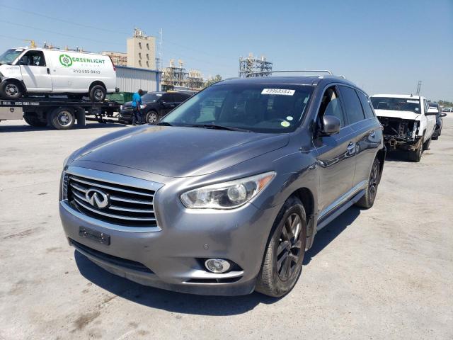 5N1AL0MN6FC553188 - 2015 INFINITI QX60 GRAY photo 1