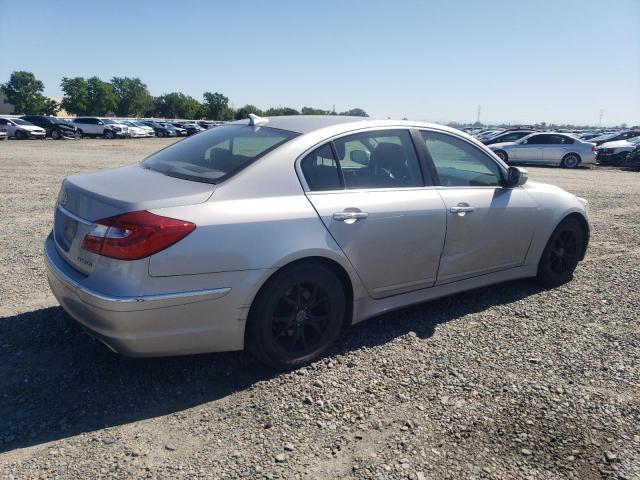 KMHGC4DD6DU222367 - 2013 HYUNDAI GENESIS 3.8L SILVER photo 3