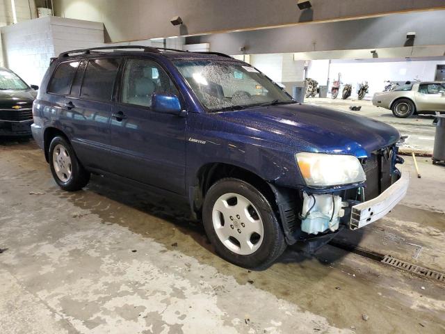 JTEDP21AX50044056 - 2005 TOYOTA HIGHLANDER LIMITED BLUE photo 4