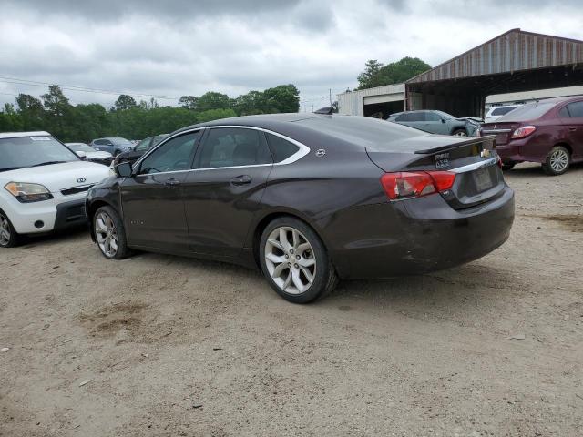 2G1125S38F9262536 - 2015 CHEVROLET IMPALA LT MAROON photo 2