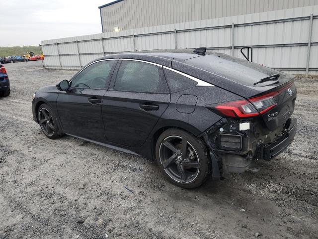 19XFL1H81NE006485 - 2022 HONDA CIVIC SPORT TOURING შავი ფოტო 2
