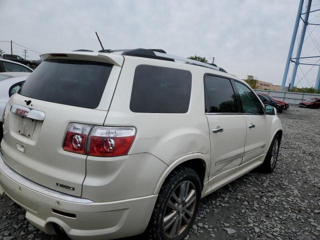 1GKKVTED5CJ316150 - 2012 GMC ACADIA DENALI WHITE photo 3