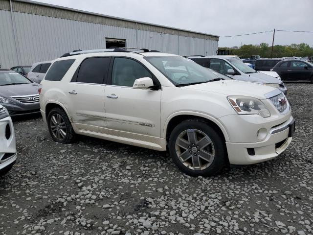 1GKKVTED5CJ316150 - 2012 GMC ACADIA DENALI WHITE photo 4