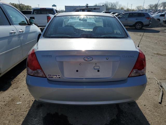 KMHDN46D96U230248 - 2006 HYUNDAI ELANTRA GLS SILVER photo 6