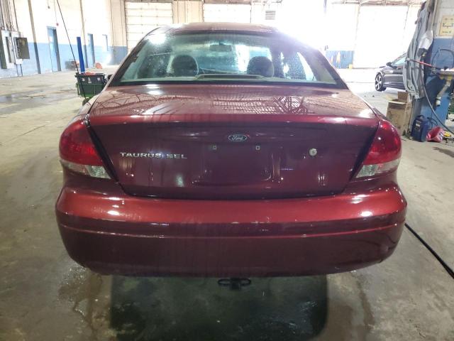 1FAFP56U46A260746 - 2006 FORD TAURUS SEL BURGUNDY photo 6