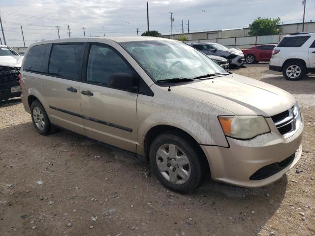 2C4RDGBG3DR557267 - 2013 DODGE GRAND CARA SE GOLD photo 4