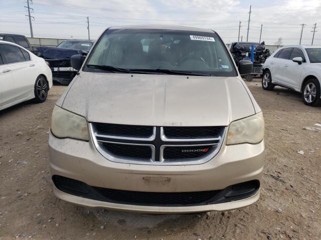 2C4RDGBG3DR557267 - 2013 DODGE GRAND CARA SE GOLD photo 5