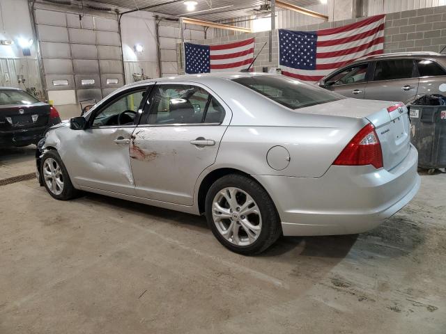 3FAHP0HAXCR396539 - 2012 FORD FUSION SE SILVER photo 2