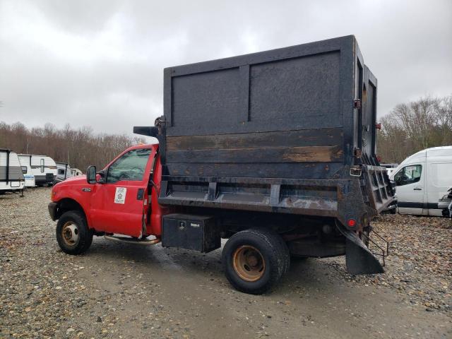 1FDWF37S01EC91388 - 2001 FORD F350 SUPER DUTY RED photo 2