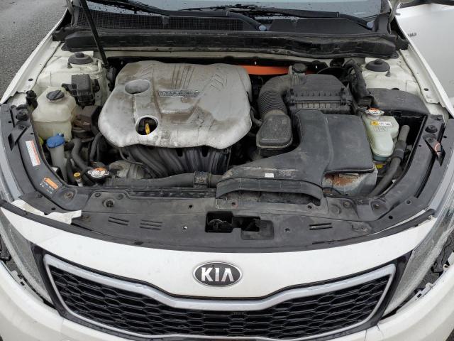 KNAGM4AD1D5046017 - 2013 KIA OPTIMA HYBRID WHITE photo 11