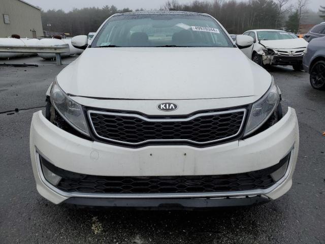 KNAGM4AD1D5046017 - 2013 KIA OPTIMA HYBRID WHITE photo 5