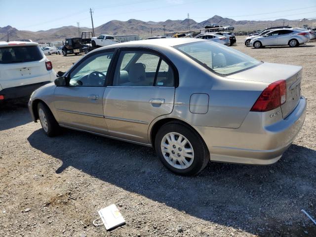 2HGES16505H500866 - 2005 HONDA CIVIC LX GOLD photo 2