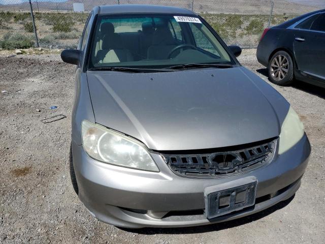 2HGES16505H500866 - 2005 HONDA CIVIC LX GOLD photo 5