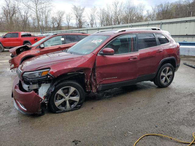 1C4PJMDN0KD260676 - 2019 JEEP CHEROKEE LIMITED BURGUNDY photo 1