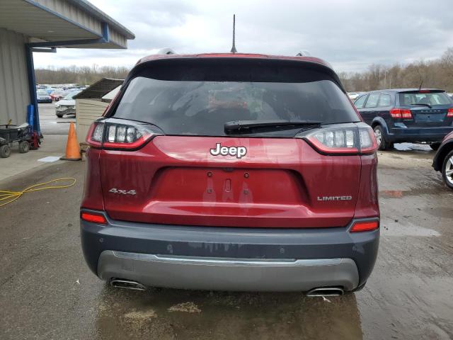 1C4PJMDN0KD260676 - 2019 JEEP CHEROKEE LIMITED BURGUNDY photo 6