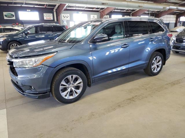 5TDJKRFH3FS117531 - 2015 TOYOTA HIGHLANDER XLE 蓝色 照片 1