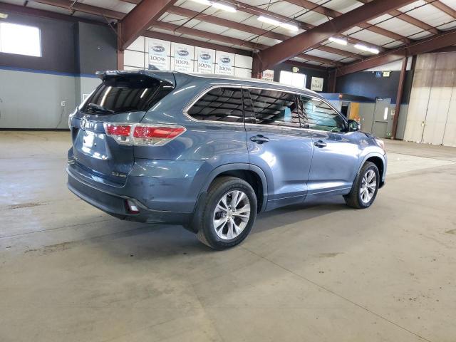 5TDJKRFH3FS117531 - 2015 TOYOTA HIGHLANDER XLE 蓝色 照片 3