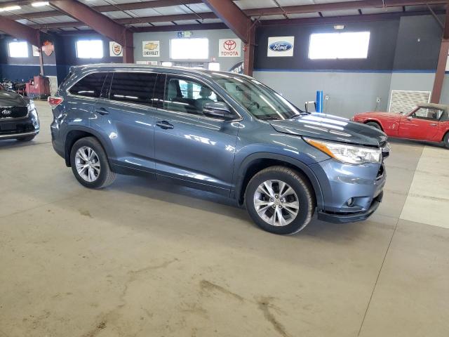5TDJKRFH3FS117531 - 2015 TOYOTA HIGHLANDER XLE 蓝色 照片 4