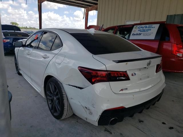 19UUB2F6XJA008431 - 2018 ACURA TLX TECH+A WHITE photo 3