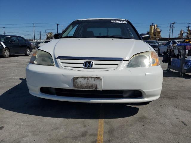 2HGES16562H603558 - 2002 HONDA CIVIC LX WHITE photo 5