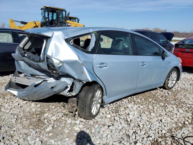 JTDZN3EU7C3182739 - 2012 TOYOTA PRIUS V BLUE photo 3