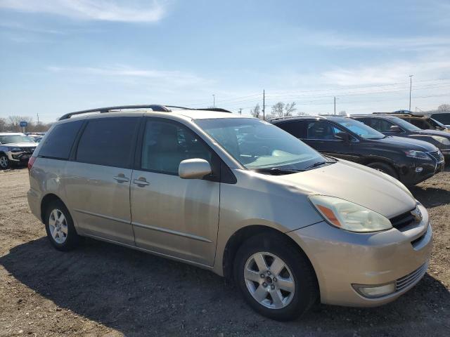 5TDZA22C94S115142 - 2004 TOYOTA SIENNA XLE TAN photo 4