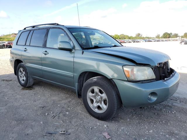 JTEGD21A170160335 - 2007 TOYOTA HIGHLANDER GREEN photo 4