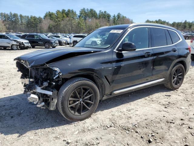 5UXTR9C51KLD91449 - 2019 BMW X3 XDRIVE30I BLACK photo 1