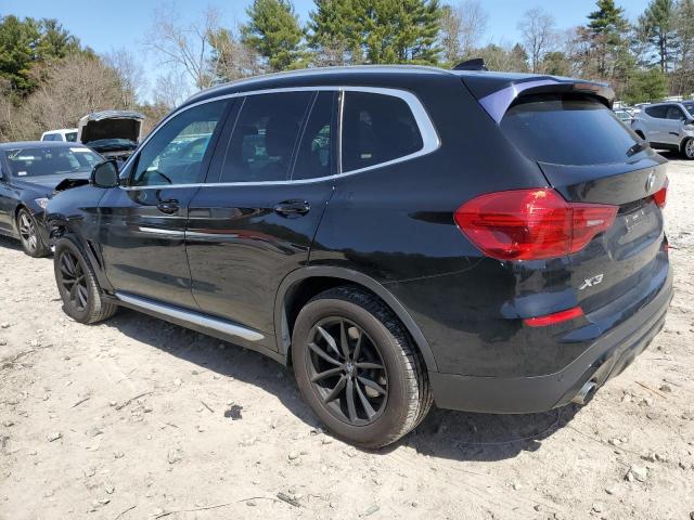 5UXTR9C51KLD91449 - 2019 BMW X3 XDRIVE30I BLACK photo 2