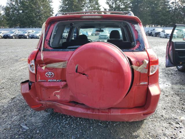 JTMBD32VX86073537 - 2008 TOYOTA RAV4 SPORT RED photo 6