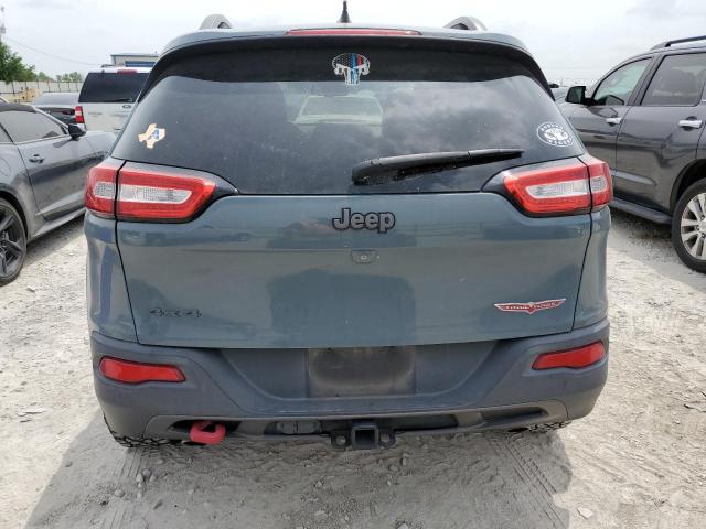 1C4PJMBS5FW626439 - 2015 JEEP CHEROKEE TRAILHAWK ნაცრისფერი ფოტო 6