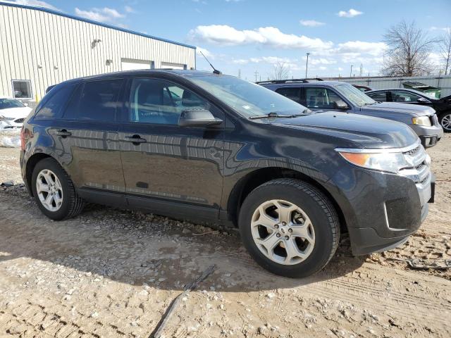 2FMDK4JC3CBA93591 - 2012 FORD EDGE SEL BLACK photo 4