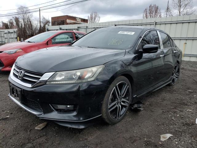 1HGCR2F53EA228336 - 2014 HONDA ACCORD SPORT BLACK photo 1