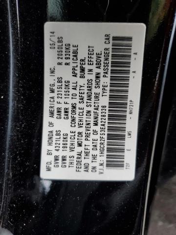 1HGCR2F53EA228336 - 2014 HONDA ACCORD SPORT BLACK photo 12