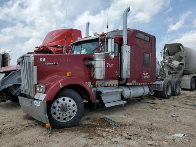 1XKWDB9X3VR741969 - 1997 KENWORTH CONSTRUCTI W900 BURGUNDY photo 2