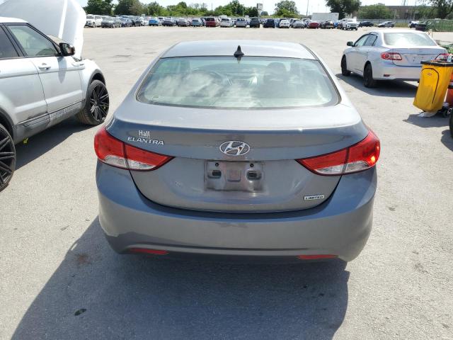 5NPDH4AE7DH214388 - 2013 HYUNDAI ELANTRA GLS GRAY photo 6