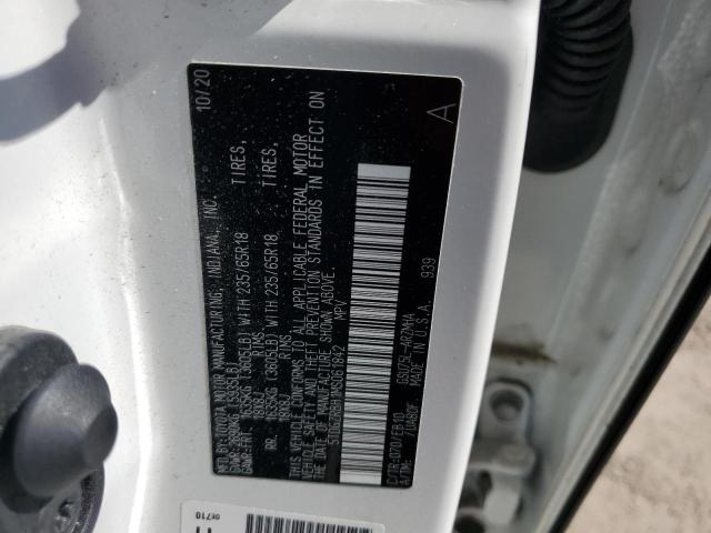 5TDGZRBH1MS061842 - 2021 TOYOTA HIGHLANDER XLE WHITE photo 13