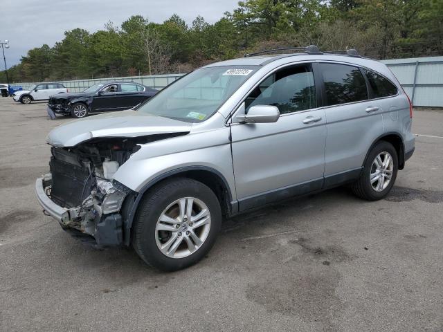 5J6RE4H74AL022613 - 2010 HONDA CR-V EXL SILVER photo 1