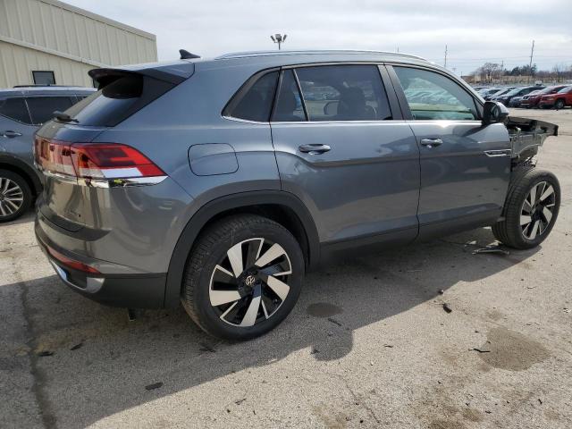 1V2KE2CA1RC255860 - 2024 VOLKSWAGEN ATLAS CROS SE GRAY photo 3