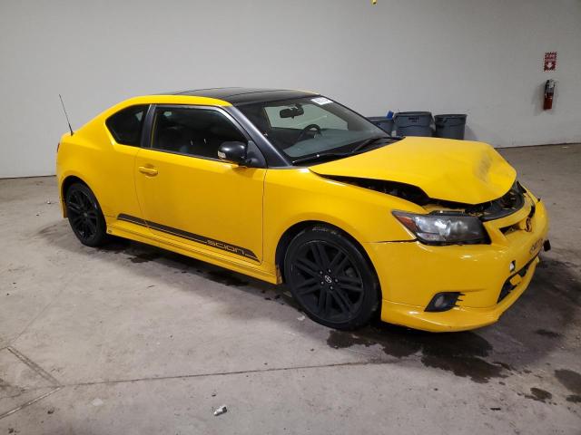 JTKJF5C75C3028235 - 2012 TOYOTA SCION TC 黄色 照片 4