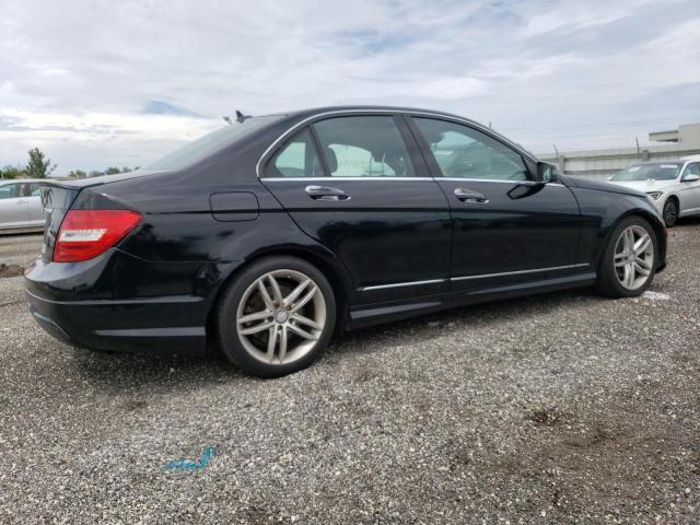 WDDGF4HB0CR239483 - 2012 MERCEDES-BENZ C 250 BLACK photo 3