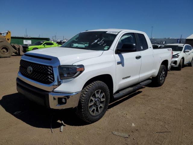 5TFUY5F19KX804606 - 2019 TOYOTA TUNDRA DOUBLE CAB SR/SR5 WHITE photo 1