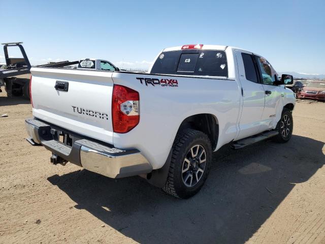 5TFUY5F19KX804606 - 2019 TOYOTA TUNDRA DOUBLE CAB SR/SR5 WHITE photo 3