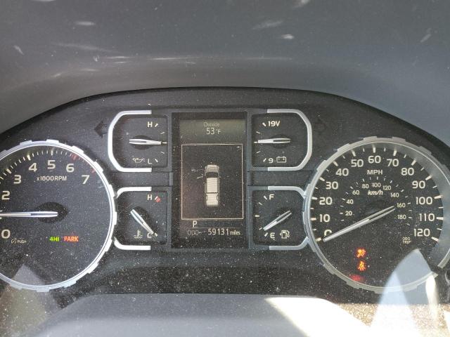 5TFUY5F19KX804606 - 2019 TOYOTA TUNDRA DOUBLE CAB SR/SR5 WHITE photo 9