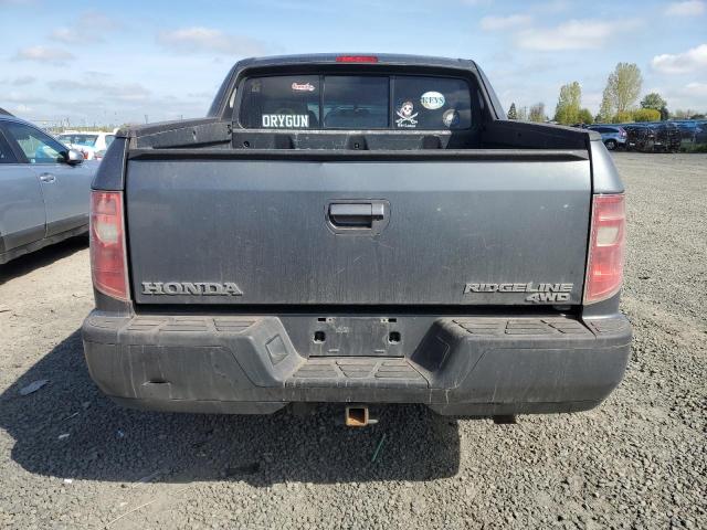 5FPYK1F58AB006922 - 2010 HONDA RIDGELINE RTL GRAY photo 6