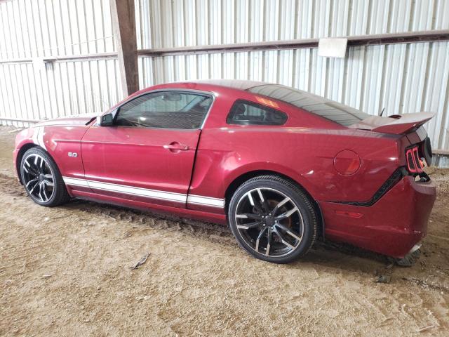 1ZVBP8CF3E5243439 - 2014 FORD MUSTANG GT RED photo 2